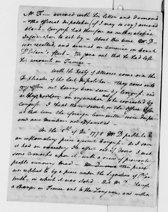 paine to jefferson 5-1789