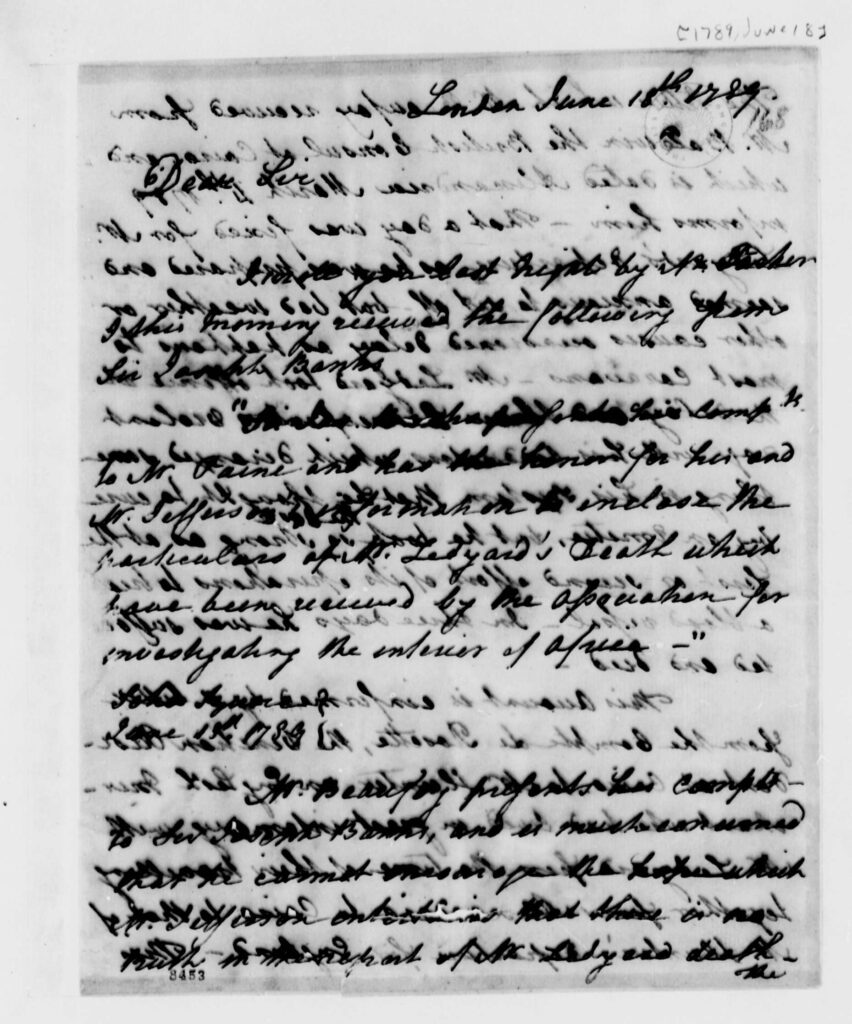 paine to jefferson 6-18-1789