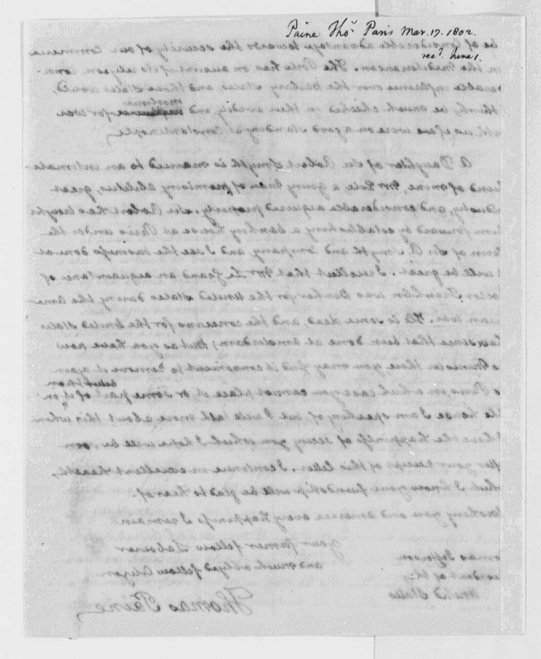 paine to jefferson 3-17-1802