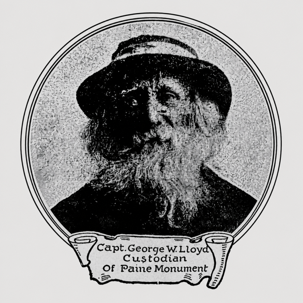 An image of Captain George W. Lloyd from the Long Valley Advocate (Lardo, Idaho), September 14, 1905 - Library of Congress