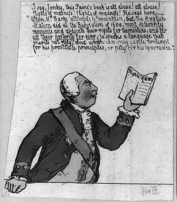 I say, Jenky, this Paine's book is all abuse!
