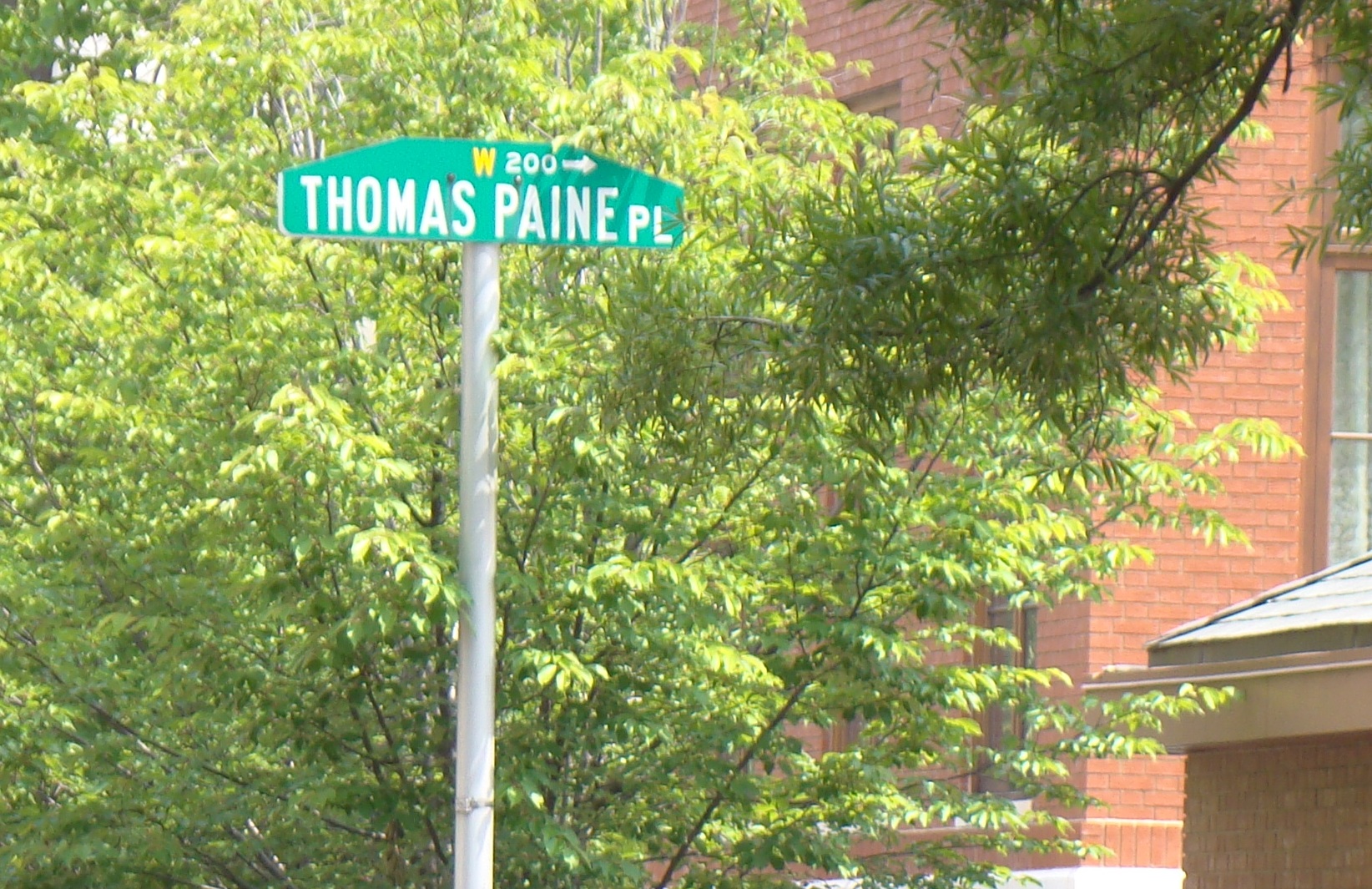 Paine place Common Sense Marker