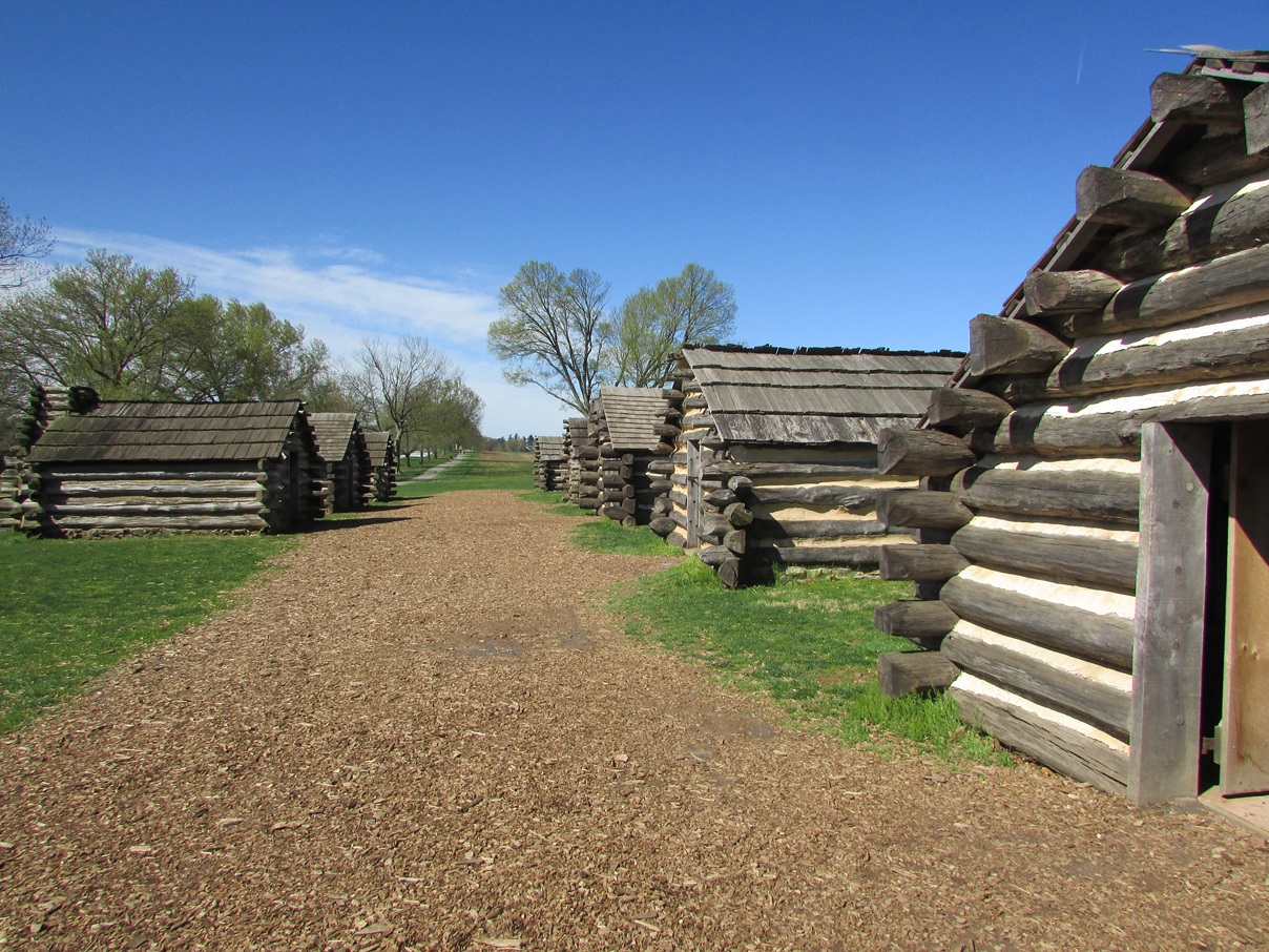 Paine spent time with George Washington and the Continental Army during the long winter at Valley Forge, approximately 18 miles northwest of Philadelphia.