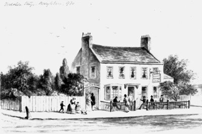 One of Paine's bridge prototypes built by Walkers and Co. was displayed on the show ground of Yorkshire Stingo pub in Marylebone, London in 1790. The curious public were charged a shilling to examine and even walk across the prototype bridge. 